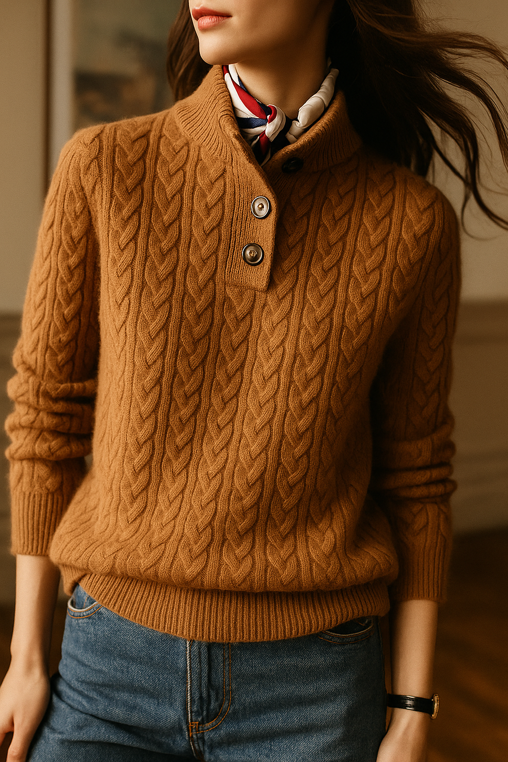 Jireh | Timeless Cable Knit Sweater